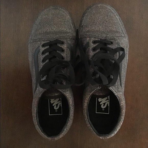 Vans Old Skool Rainbow Glitter Sneakers - Picture 5 of 7